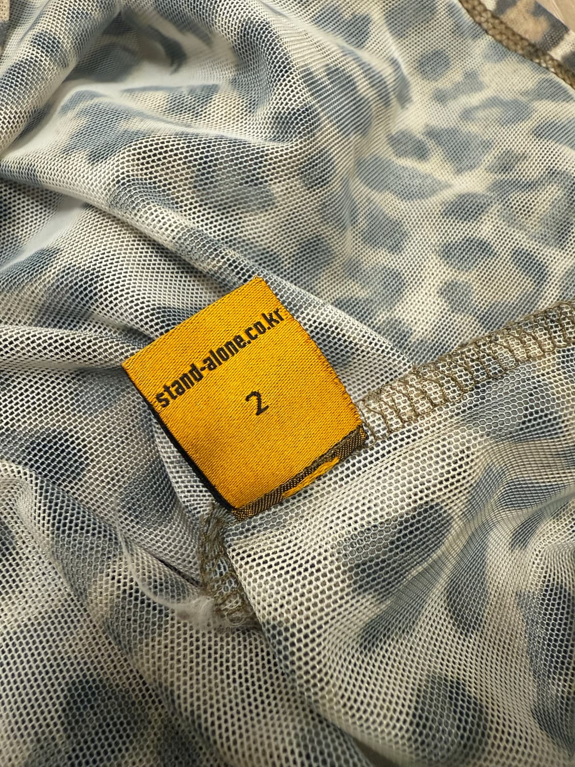 Standalone 스탠드얼론 레오파드 레이어드 롱슬리브 상품이미지3