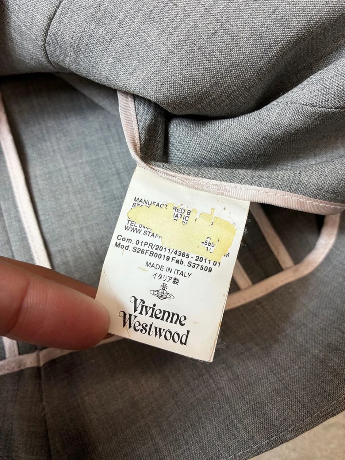 비비안웨스트우드 11ss 트위스트 셋업 PN7568 상품이미지10
