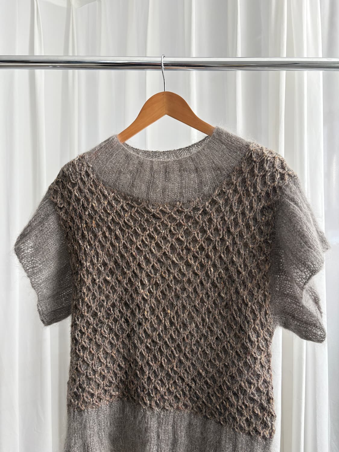 모헤어 니트 베스트 상품이미지3