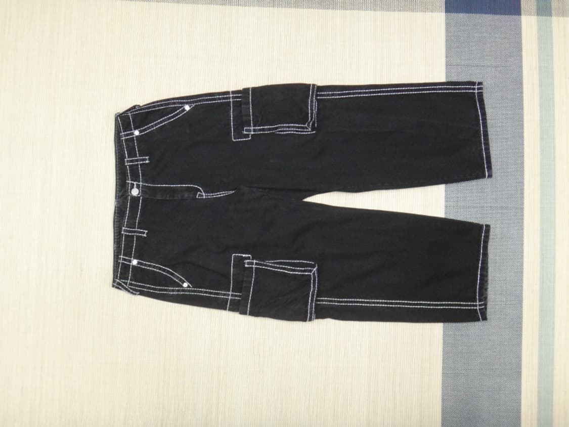 (36인치) 트루릴리젼 남성 카고 와이드 데님 팬츠 상품이미지2