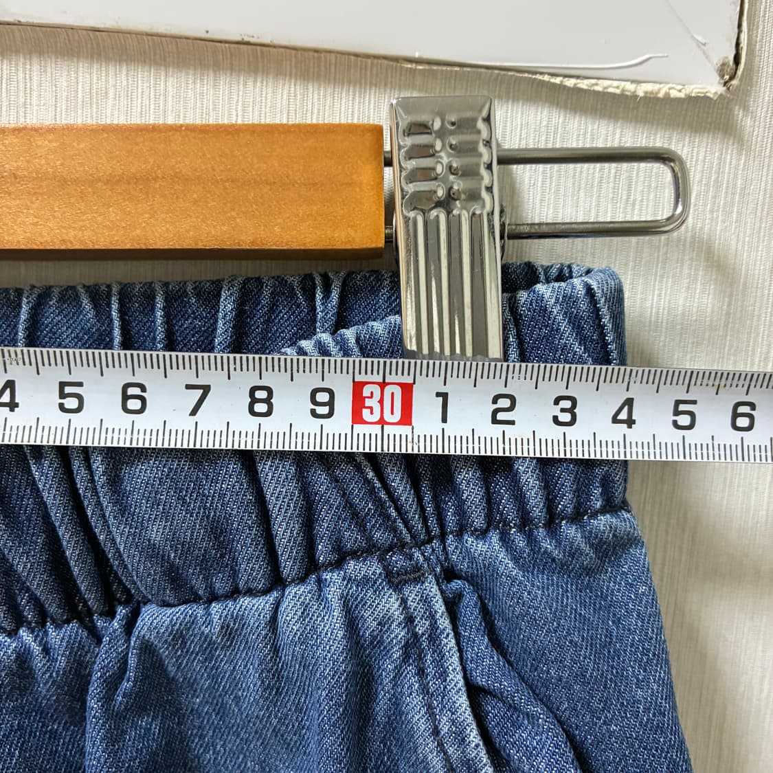 무인양품 이지팬츠 밴딩팬츠 9부 데님팬츠 상품이미지3