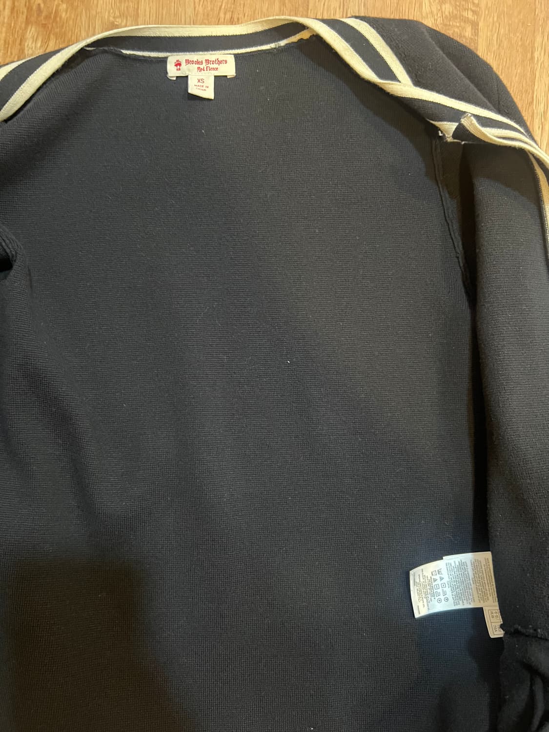 브룩스브라더스 여성 네이비 타이넥가디건 오픈가디건 상품이미지6