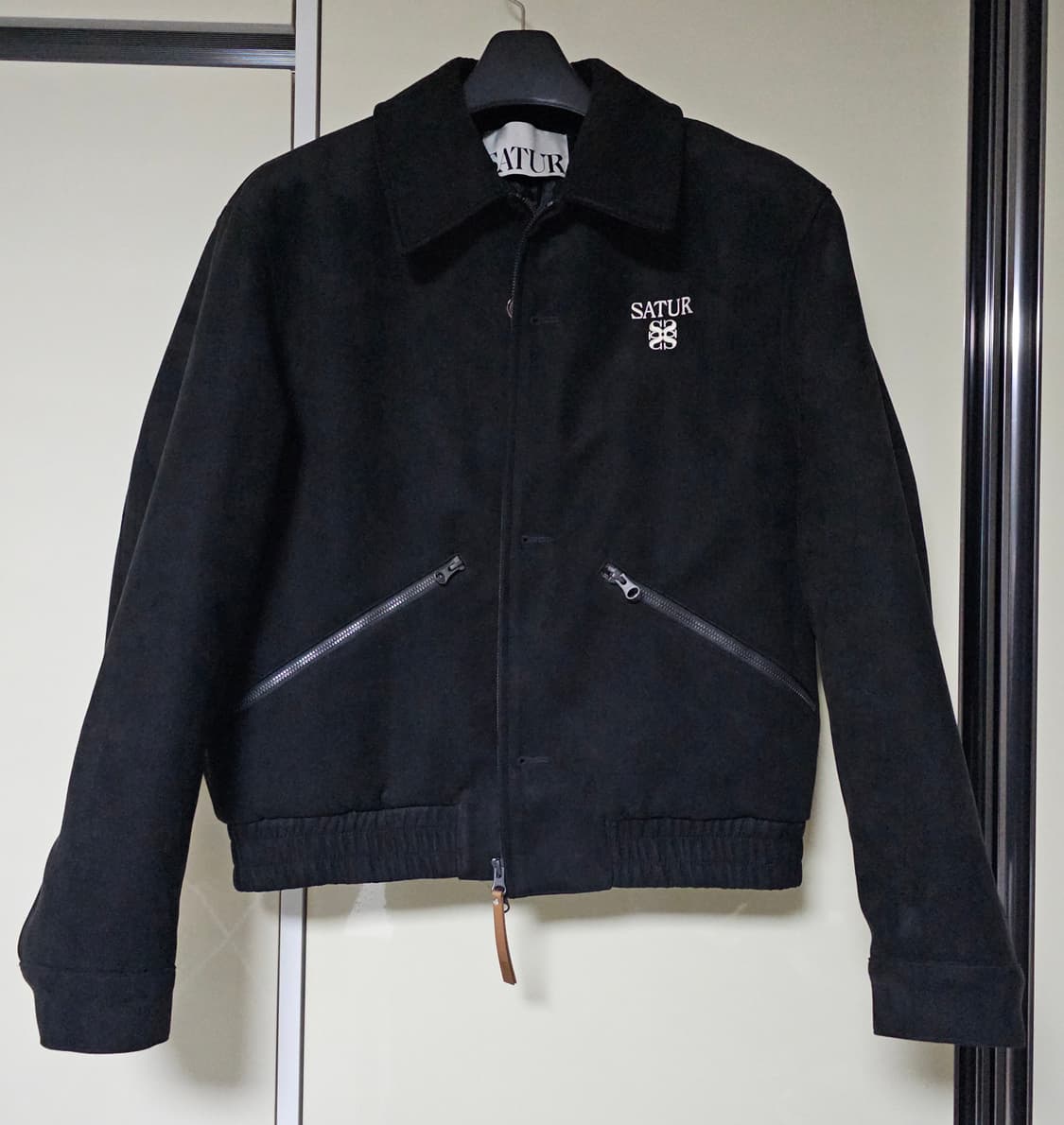 세터 테오 폭스 스웨이드 숏 자켓 파이럿 블랙 XL 상품이미지3