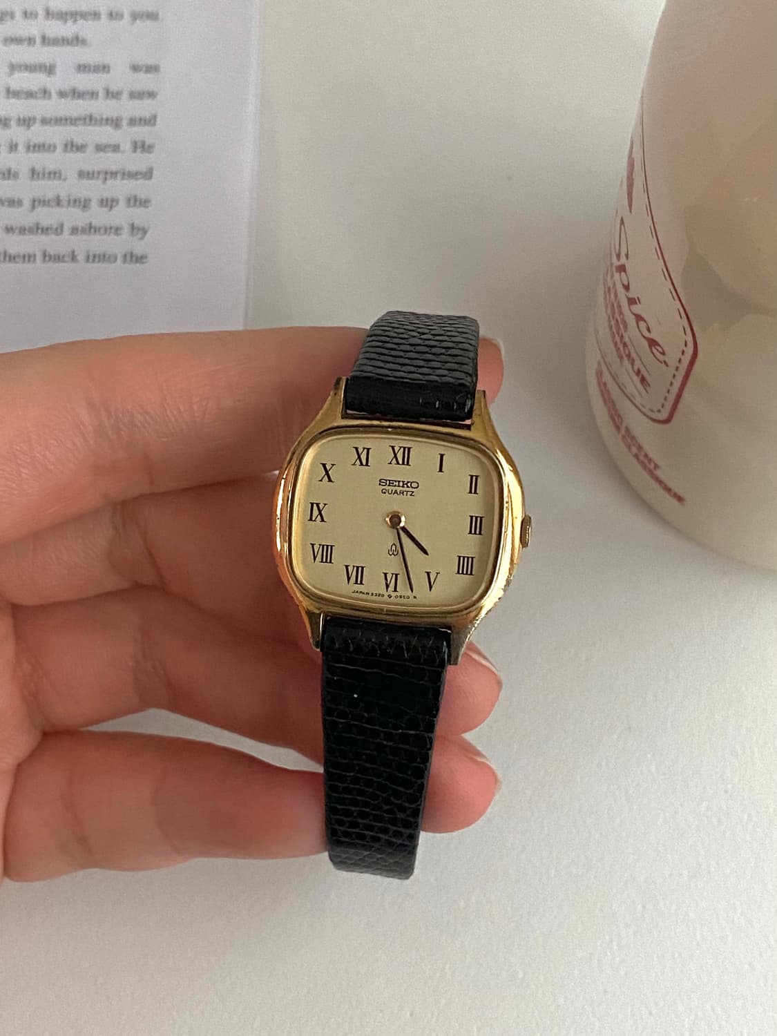 Seiko 세이코 로만 골드 쿼츠 상품이미지3