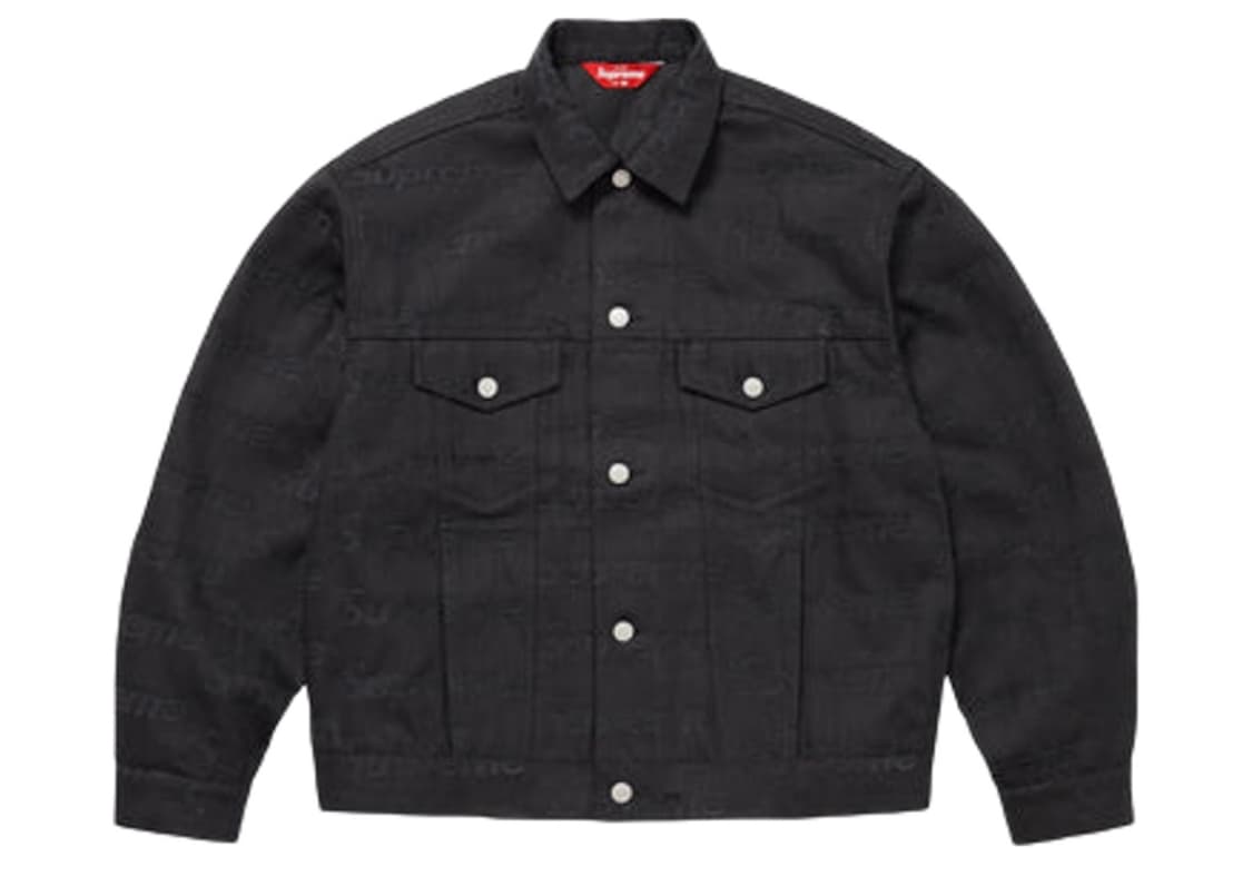 슈프림 자카드 데님 자켓 XL 상품이미지1