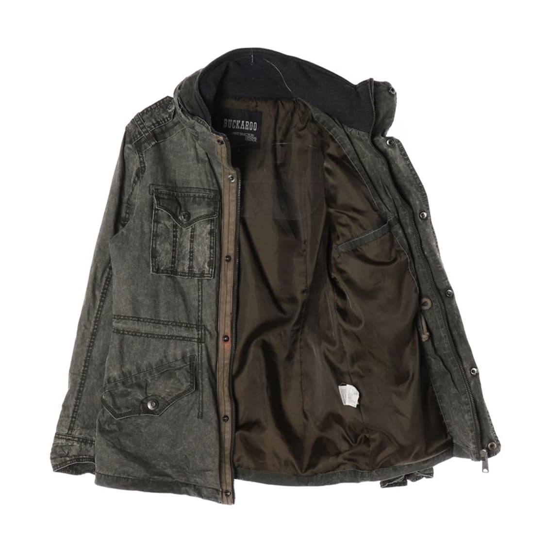 버커루 피그먼트 밀리터리 자켓 L 상품이미지2