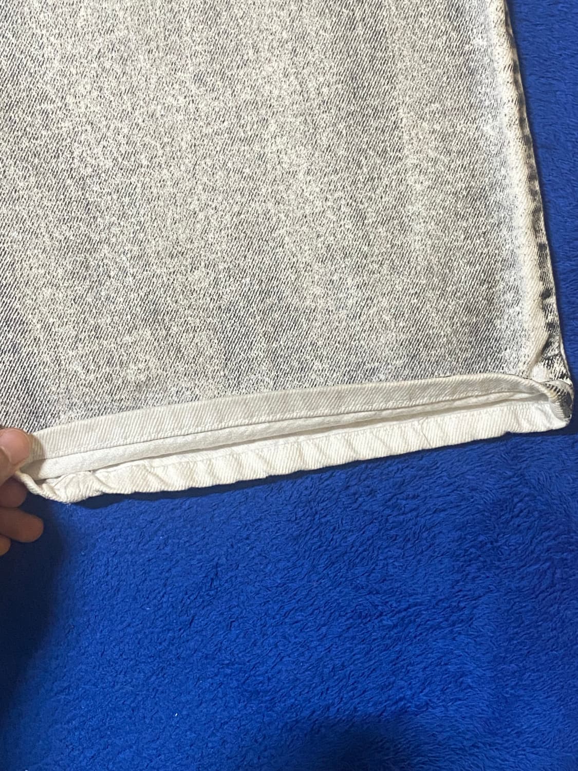 WE11DONE 웰던 그레이 워싱 카고 데님 팬츠 L 상품이미지8