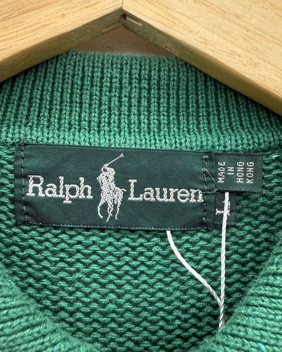 폴로 랄프로렌 80s 코튼 하프 니트 상품이미지4