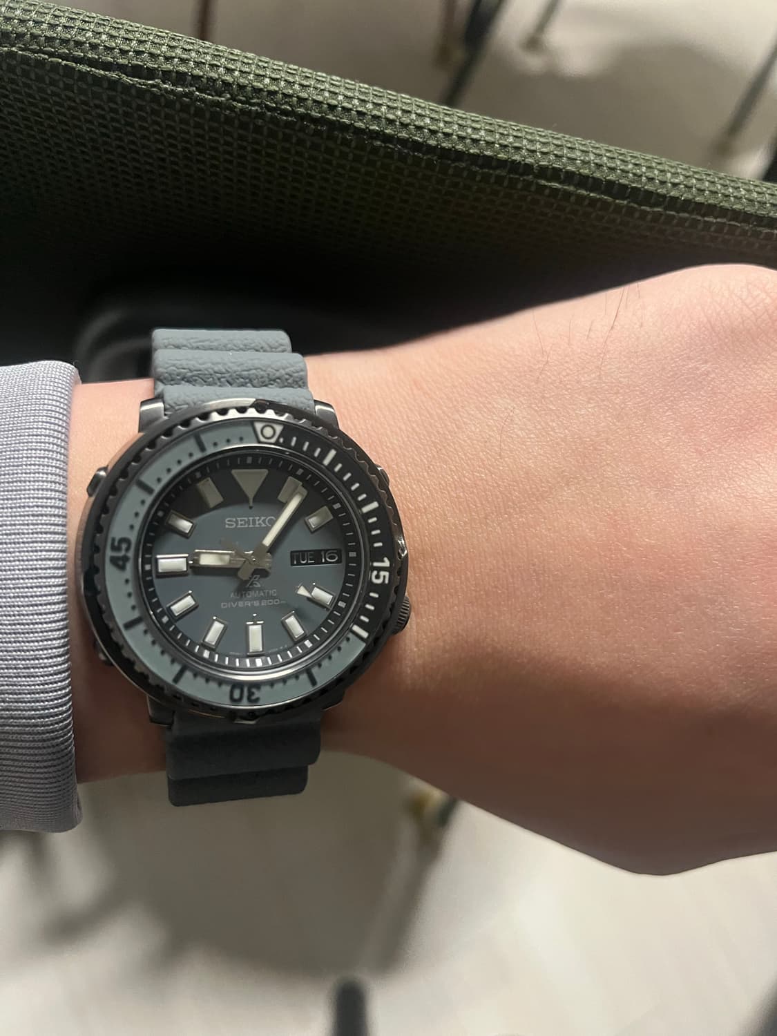 세이코 ProspeX SRPE31K1 사파리 그레이 오토매틱 베이비튜나 상품이미지1