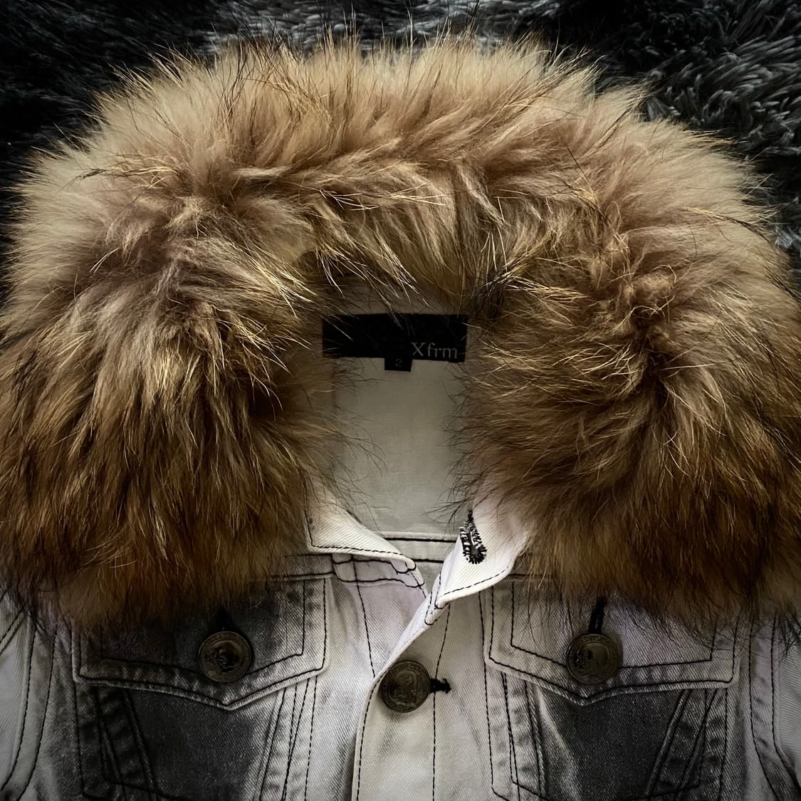 Xfrm skull fur jacket 상품이미지9