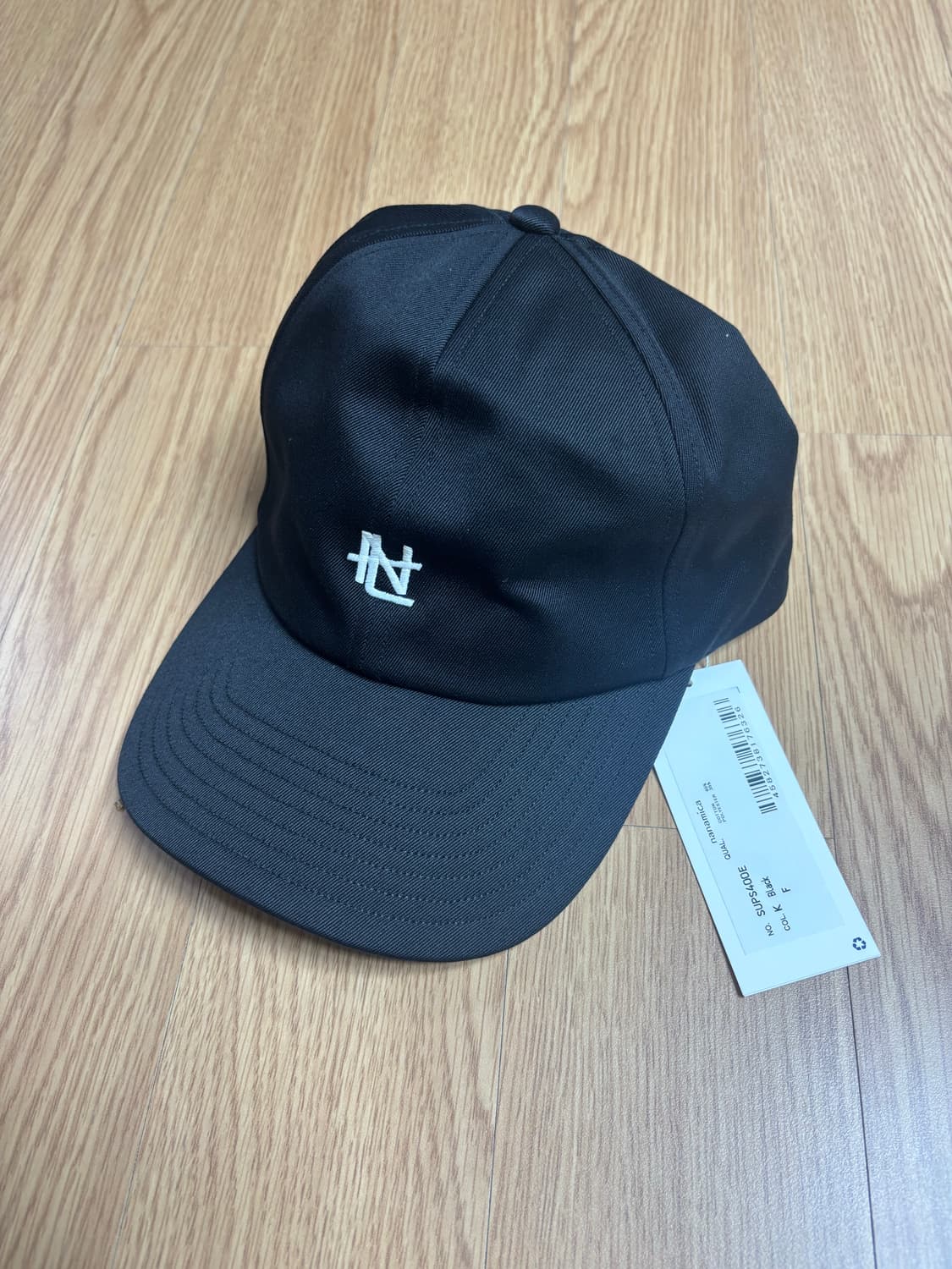 [새상품] 나나미카 볼캡 모자 블랙 상품이미지1