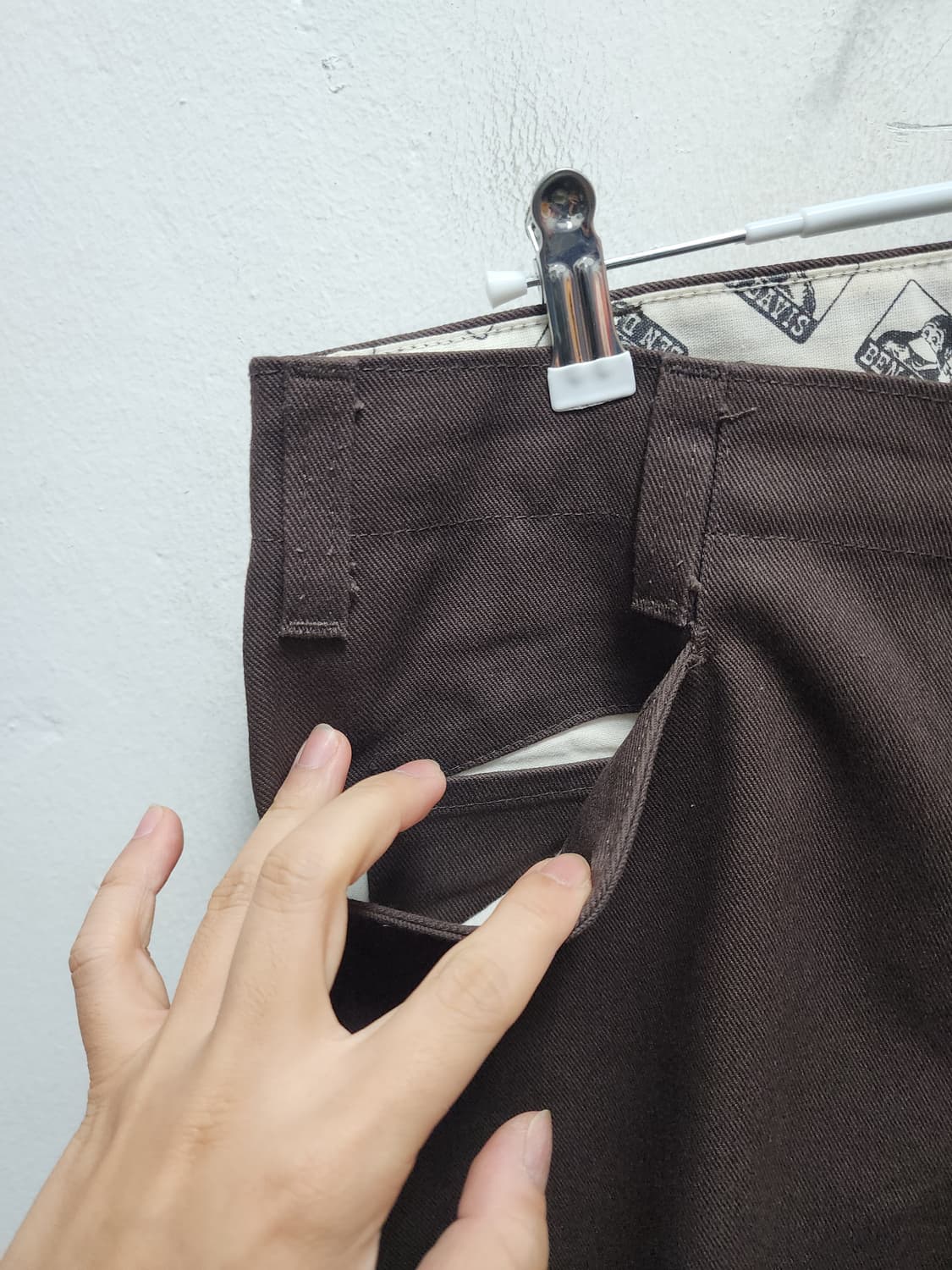 90s 벤 데이비스 브라운 치노팬츠 면바지 상품이미지4