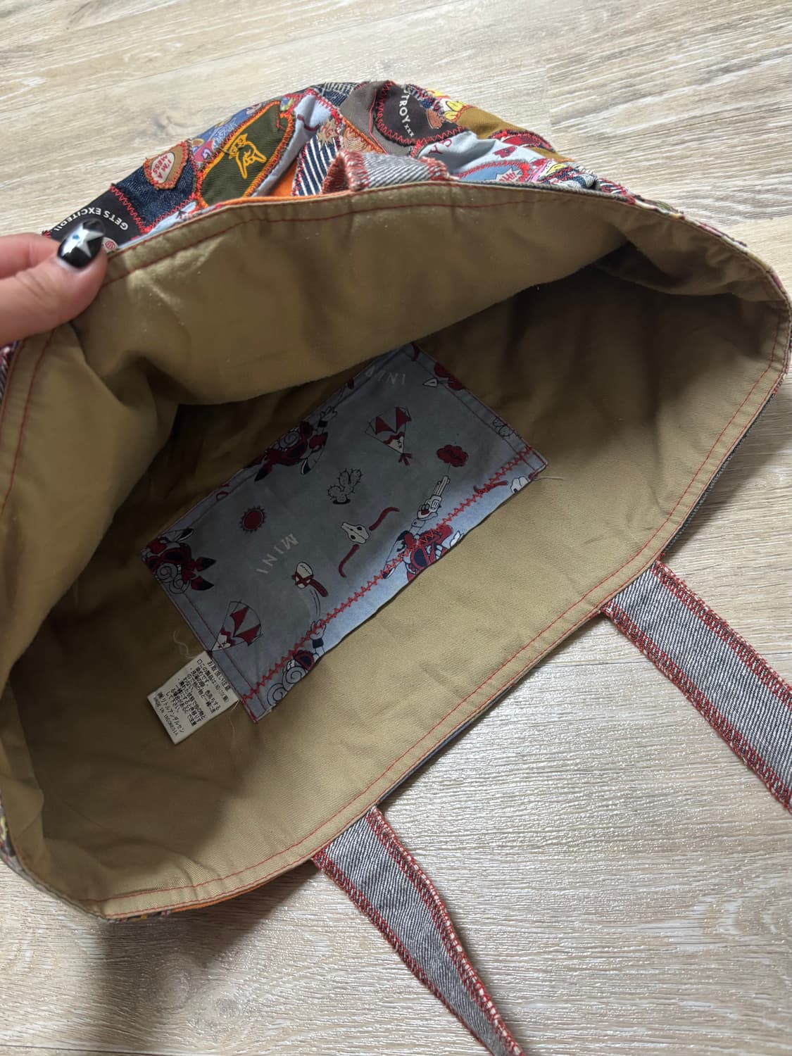 Hysteric Glamour patchwork shoulder bag 상품이미지6