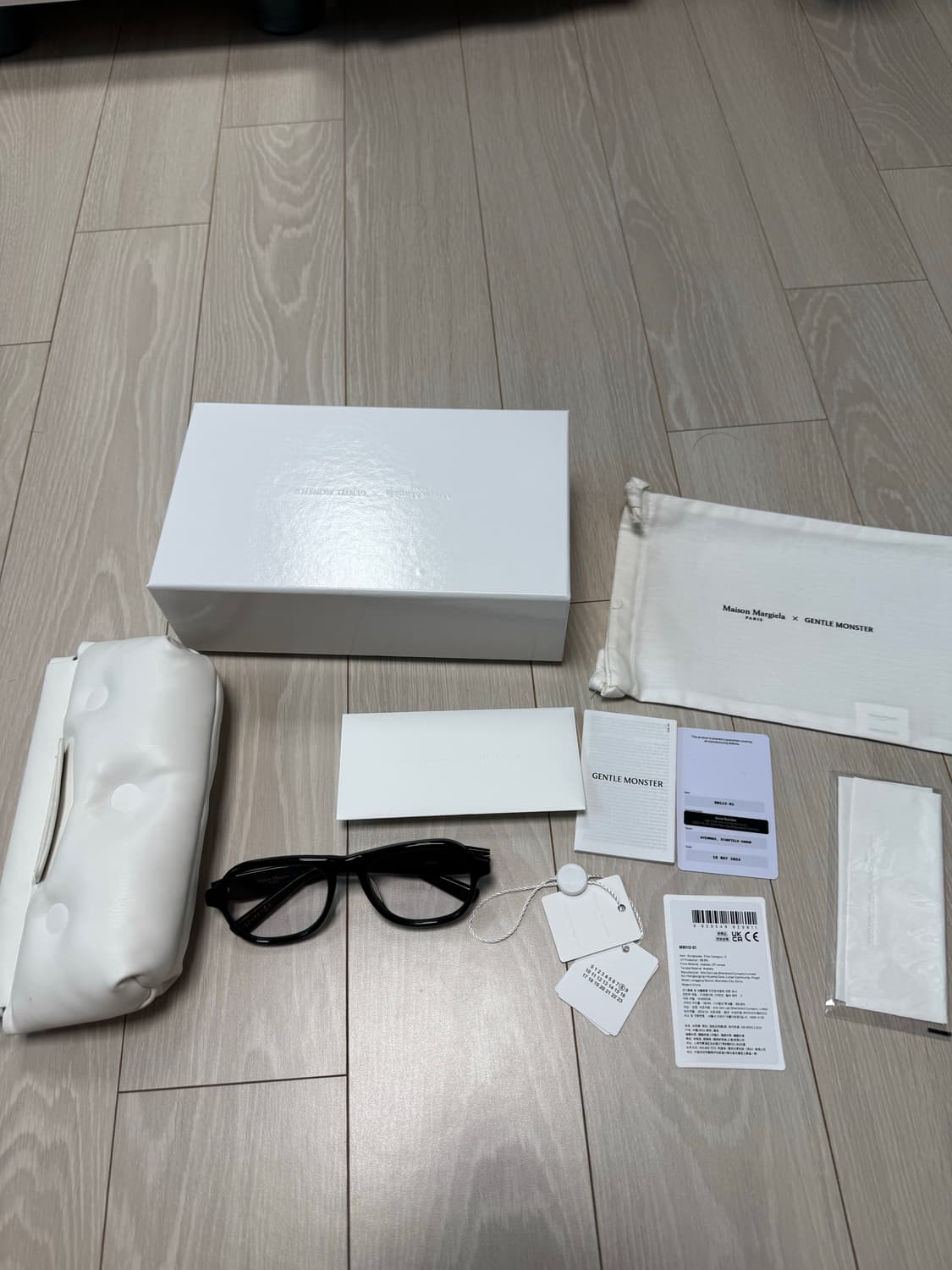 젠틀 몬스터 x 메종 마르지엘라 MM113 블랙 클리어 상품이미지10