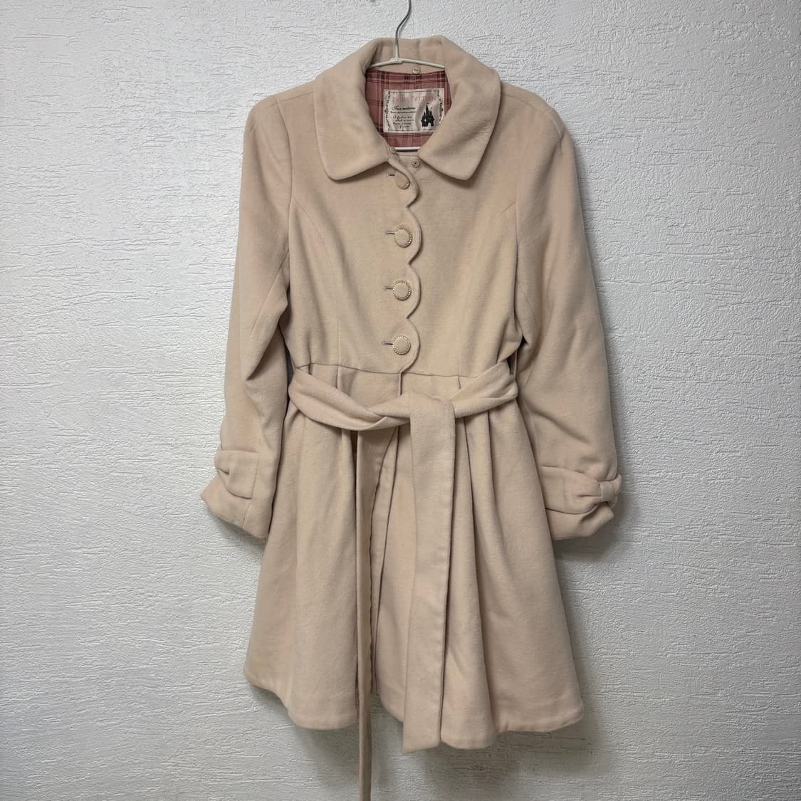 히메갸루 핑크 코트 상품이미지1