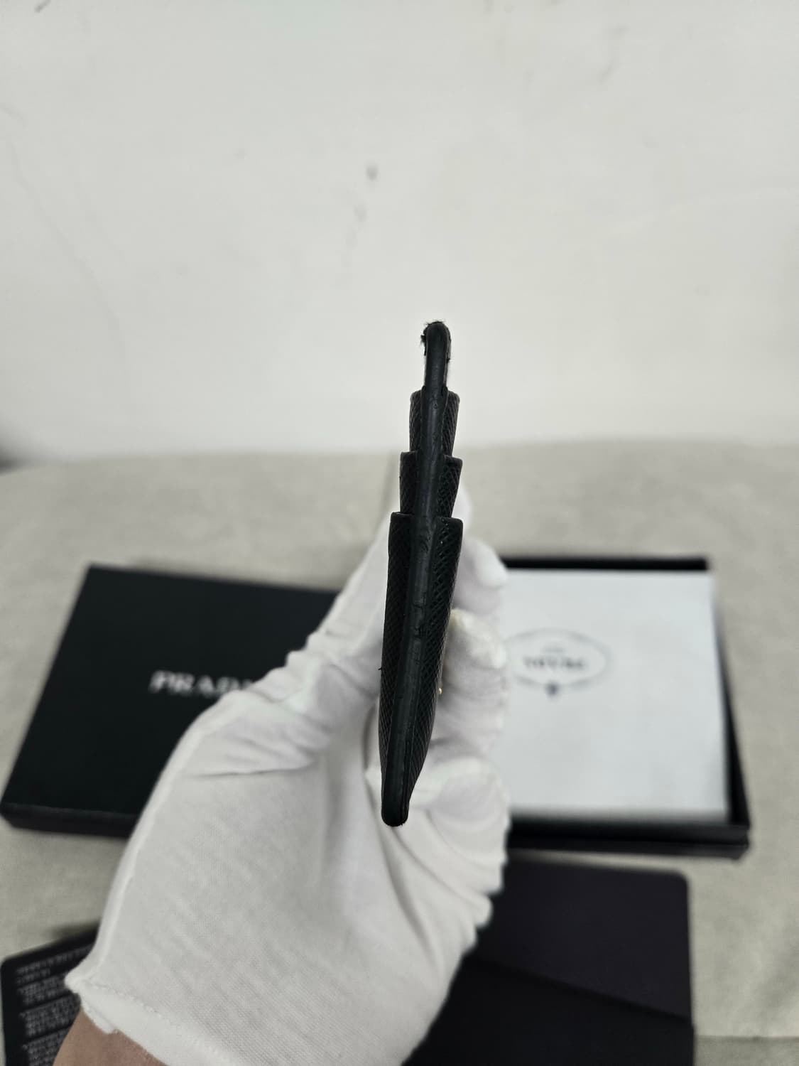 [보증서 정품] 프라다 사피아노 카드지갑 상품이미지4