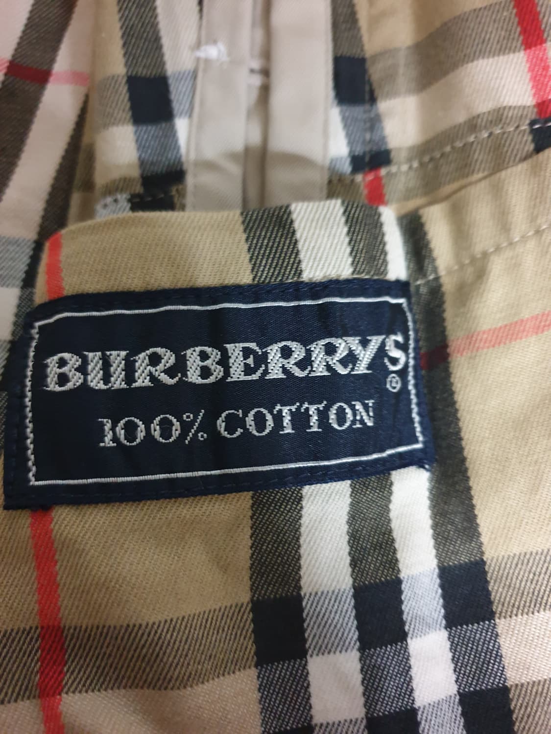 버버리 made in England 슬림핏 싱글 트렌치코트 베이지 (M) 상품이미지4