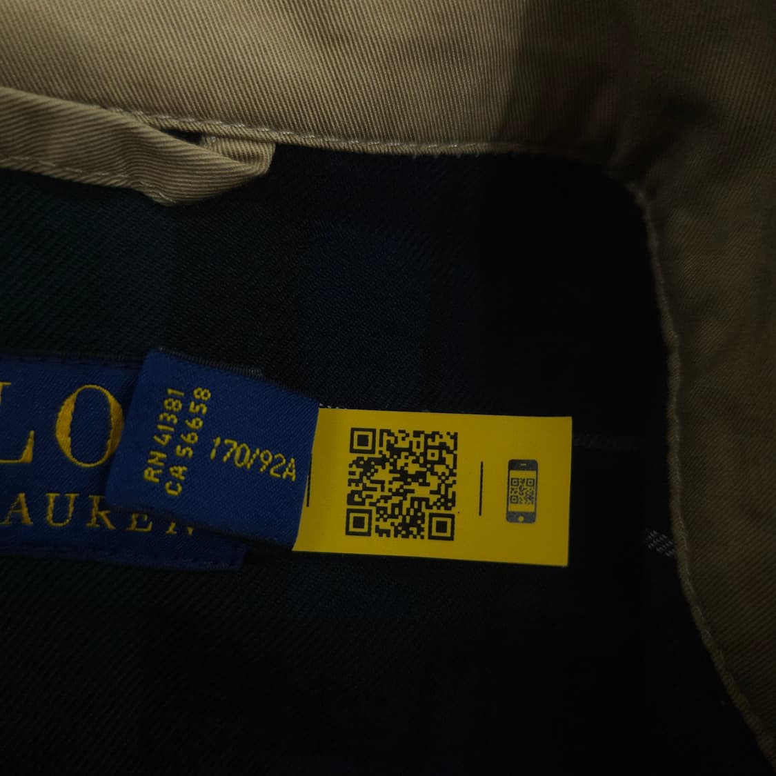 폴로 랄프 로렌 트윌 해링턴 자켓 상품이미지2