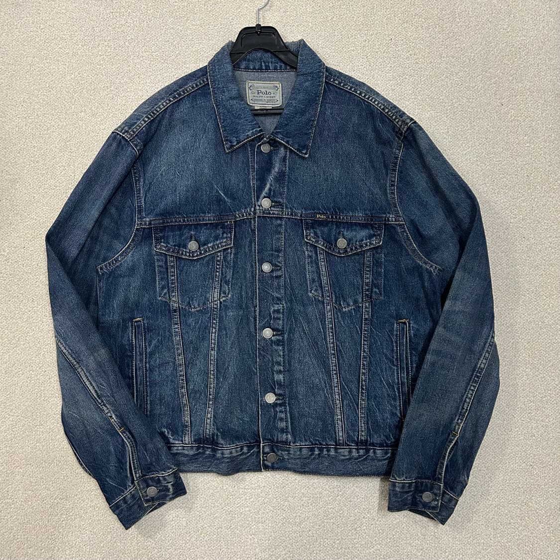 (XL) 폴로 랄프로렌 페이디드 데님 트러커 자켓  상품이미지1