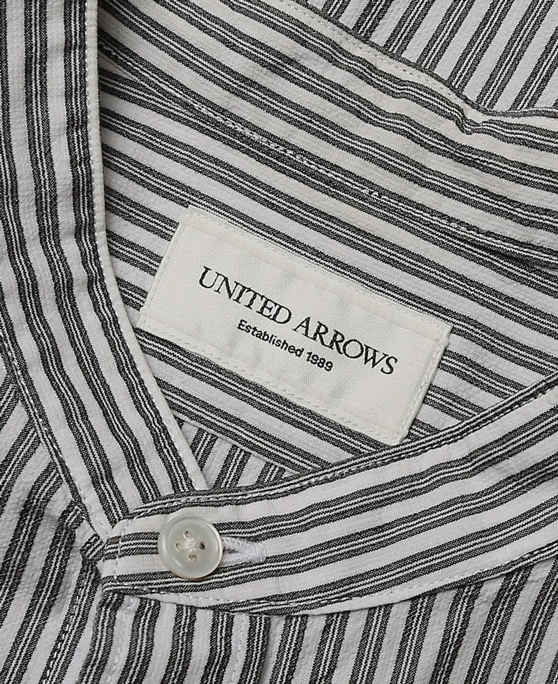 유나이티드 애로우즈 [United Arrows] 차이나 카라 셔츠 상품이미지4