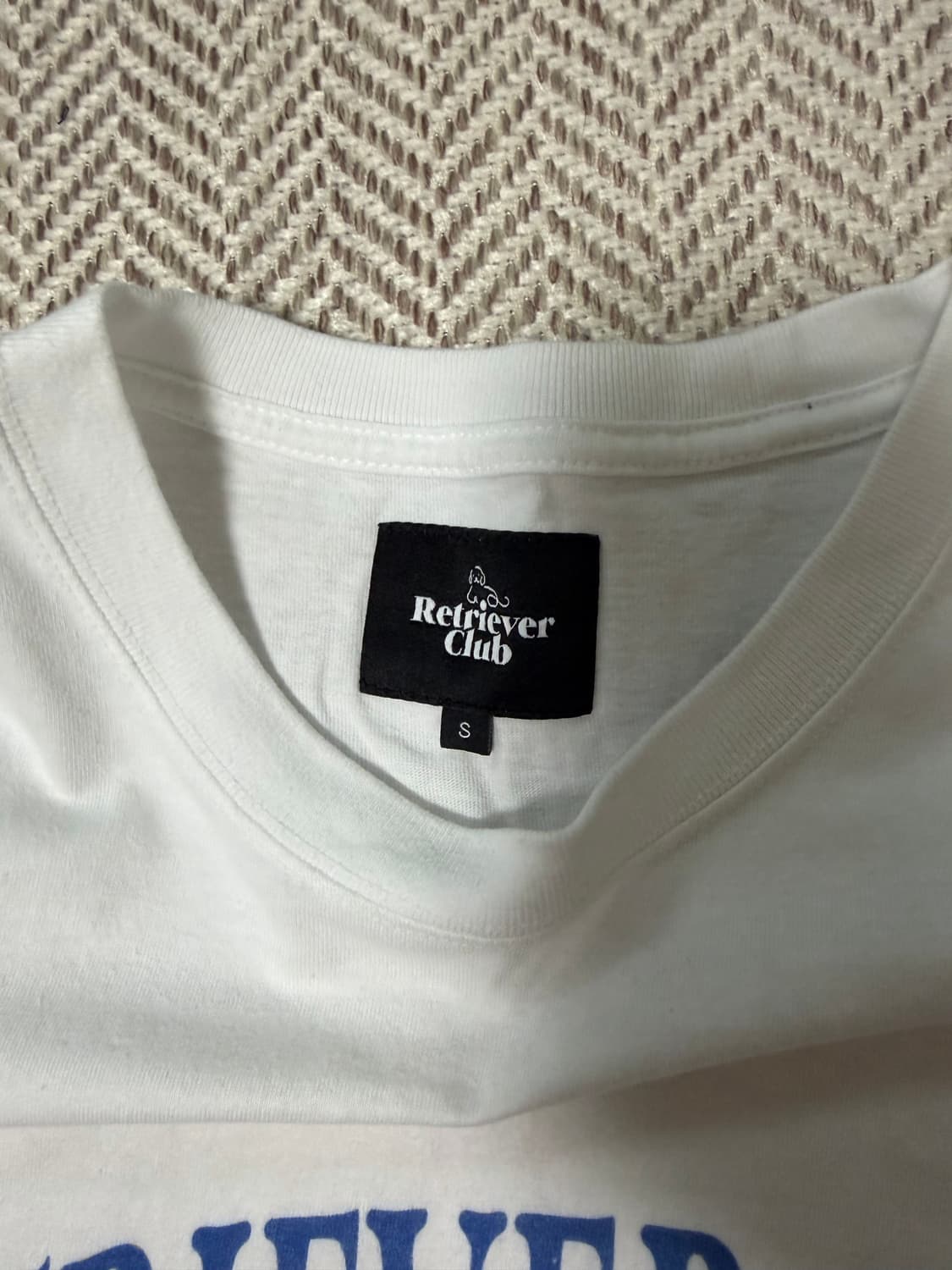 리트리버클럽 반팔 화이트 상품이미지2