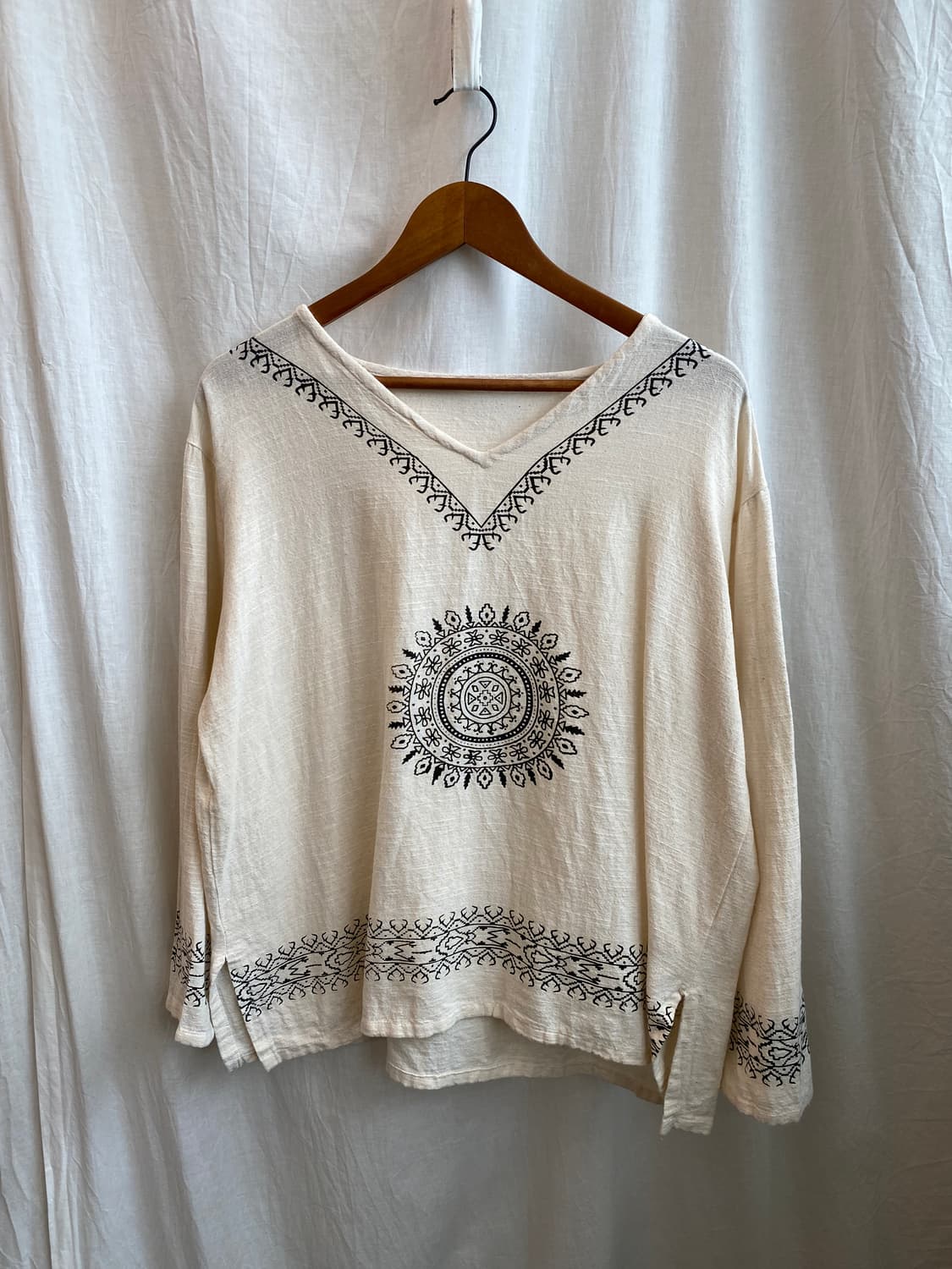 에스닉 면블라우스(F) 상품이미지2