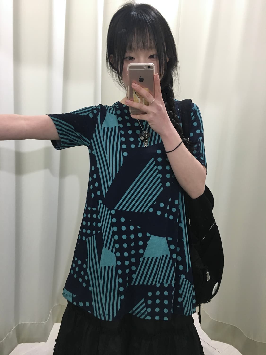 dot pattern blouse 상품이미지5