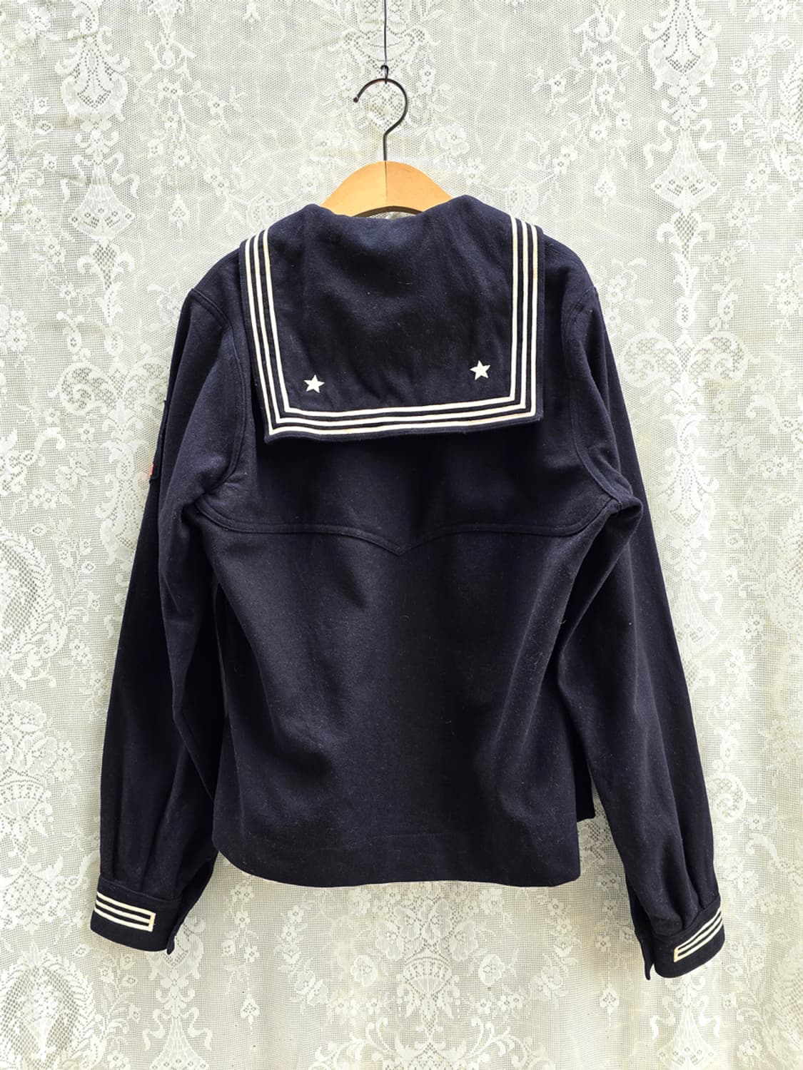 40s ww2 미해군 세일러 울 셔츠 상품이미지6