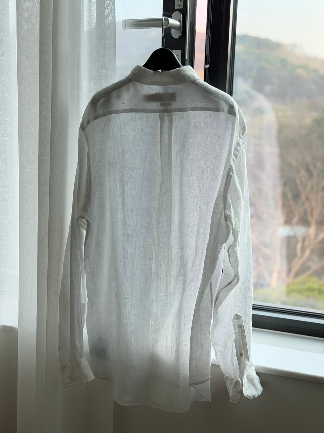 폴로 린넨 셔츠(화이트) 상품이미지2