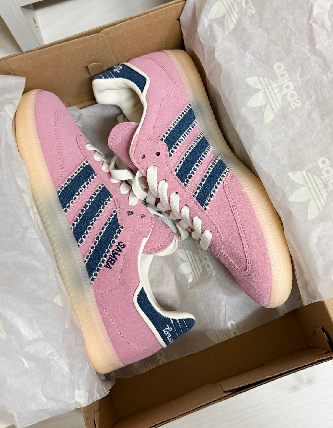 아디다스 삼바 OG 핑크 노타이틀 콜라보 상품이미지2