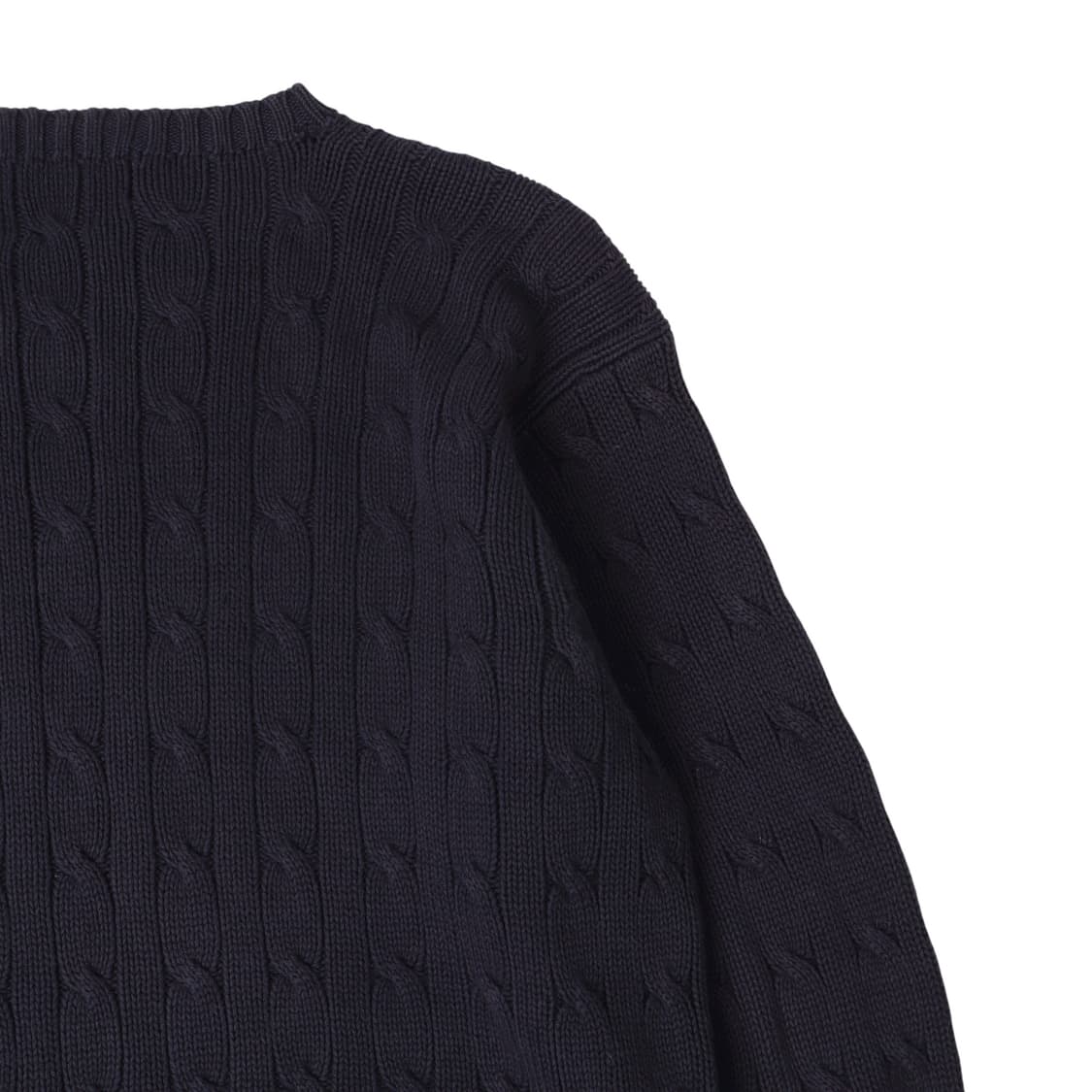 90s 폴로 랄프로렌 네이비 케이블 니트 상품이미지6