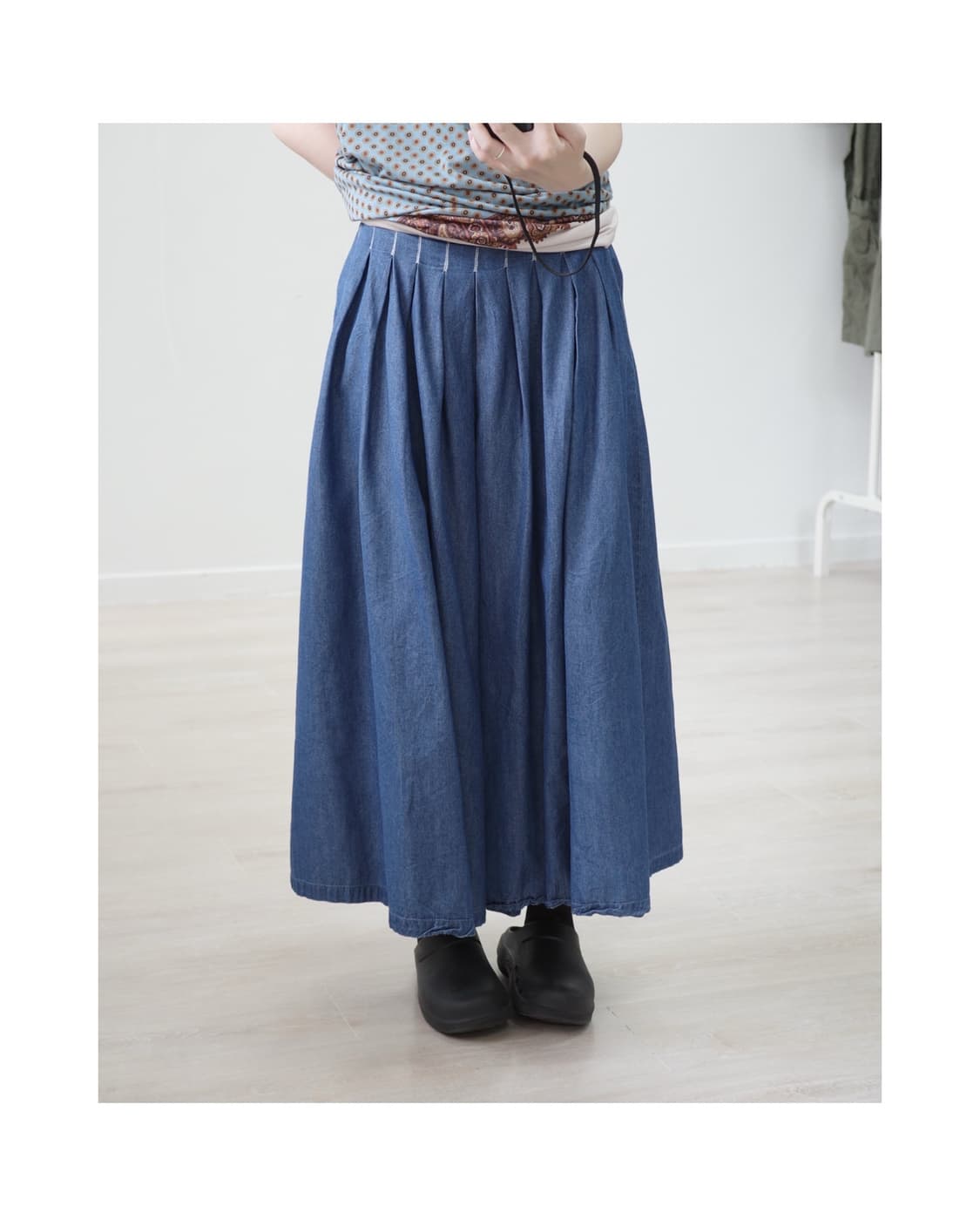 Stitch denim skirt pants 상품이미지4