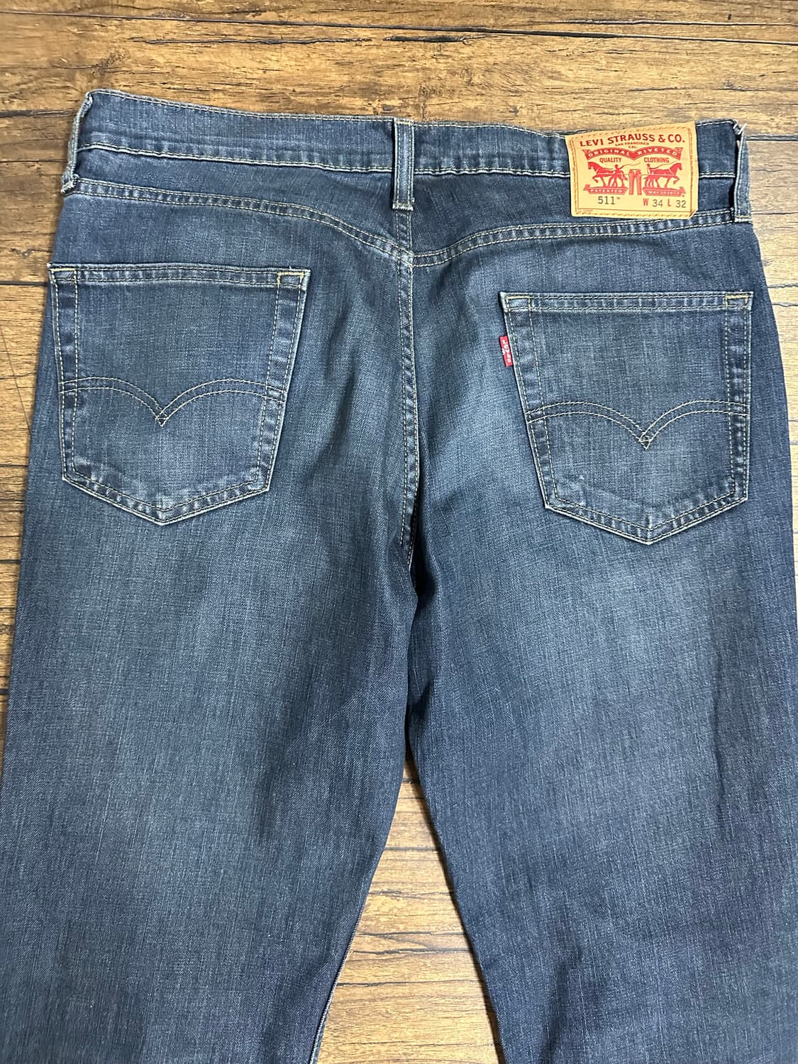 리바이스 Levis 511 진청 슬림 스트레이트 데님팬츠 실측33 상품이미지1