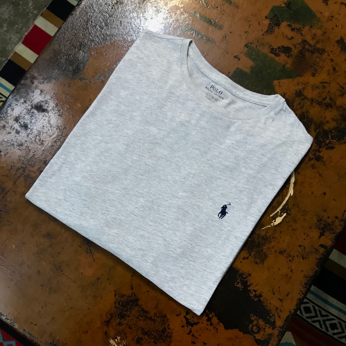폴로랄프로렌 그레이 롱 슬리브 긴팔 쭉티 남성 105 사이즈  상품이미지1