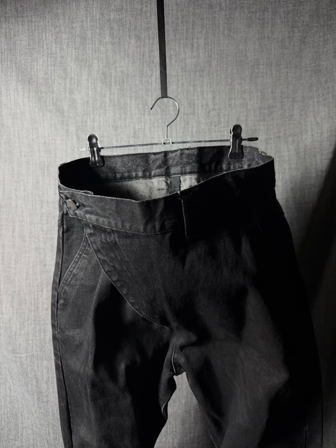 Army of me 비대칭 왁스데님진 상품이미지3