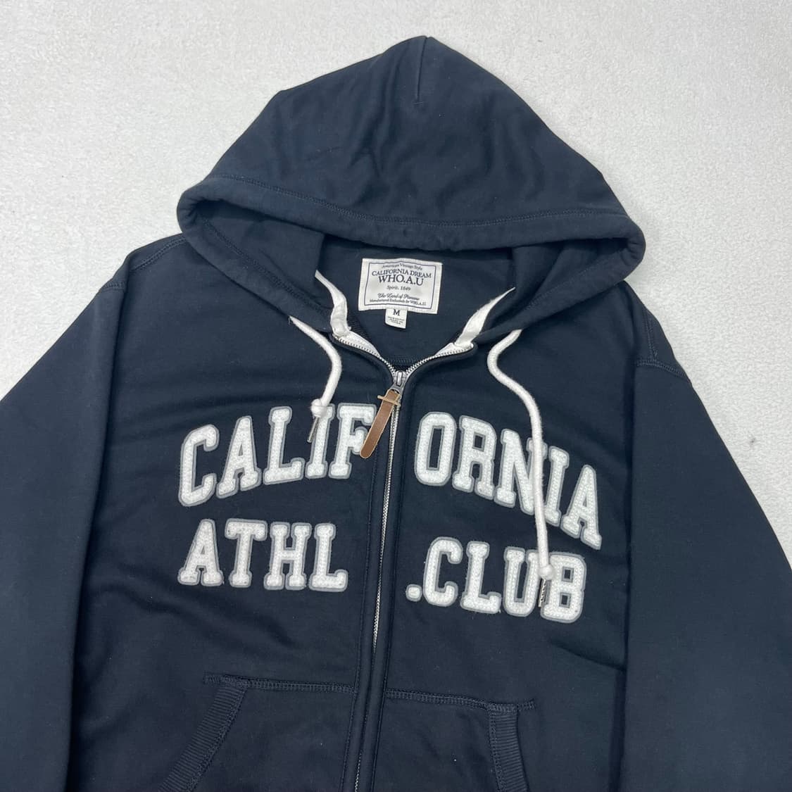 Who.A.U black 2way hood zip-up  상품이미지5
