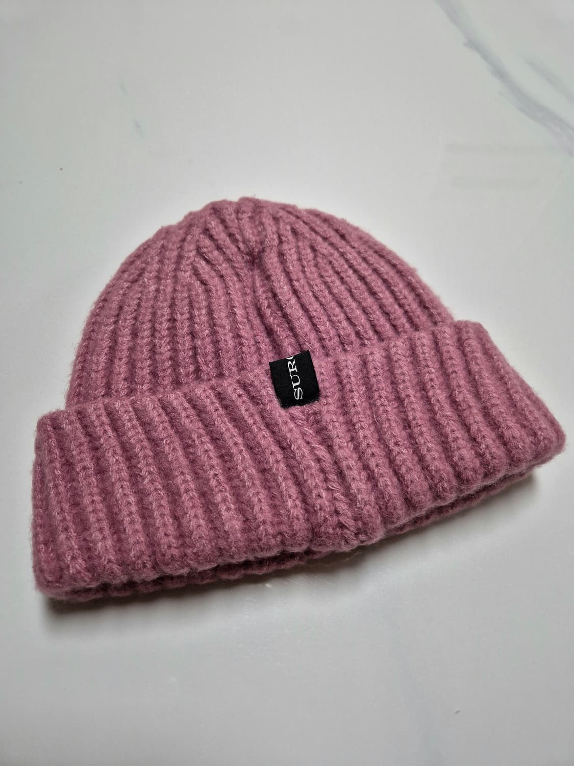 써저리 핸드스티치 비니 핑크(최겨울 착용) 상품이미지2