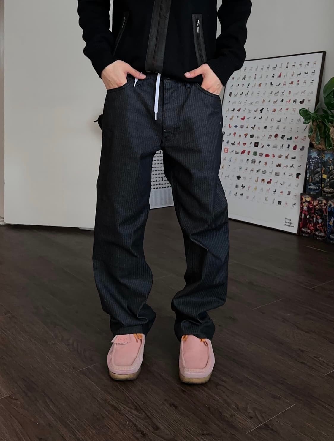 Jun Men 스트라이프 루지 트라우저 상품이미지4