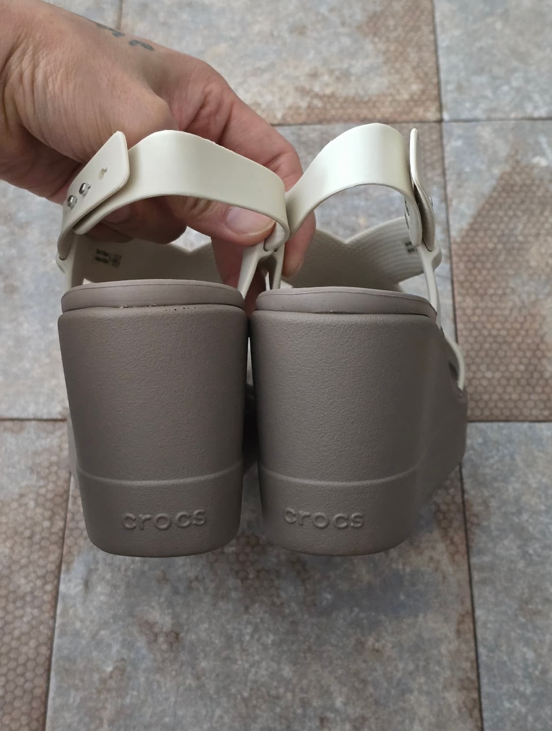 (240)크록스 브루클린 하이 웨지 샌들 상품이미지9