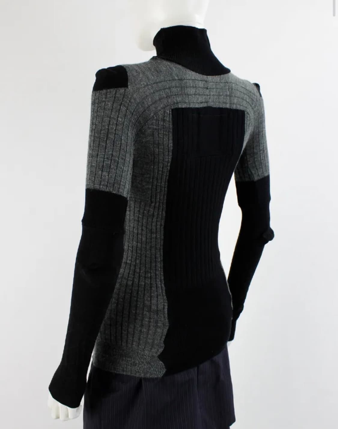 메종 마르지엘라 X h&m 울 삭스 패턴 니트 스웨터 XS 상품이미지2