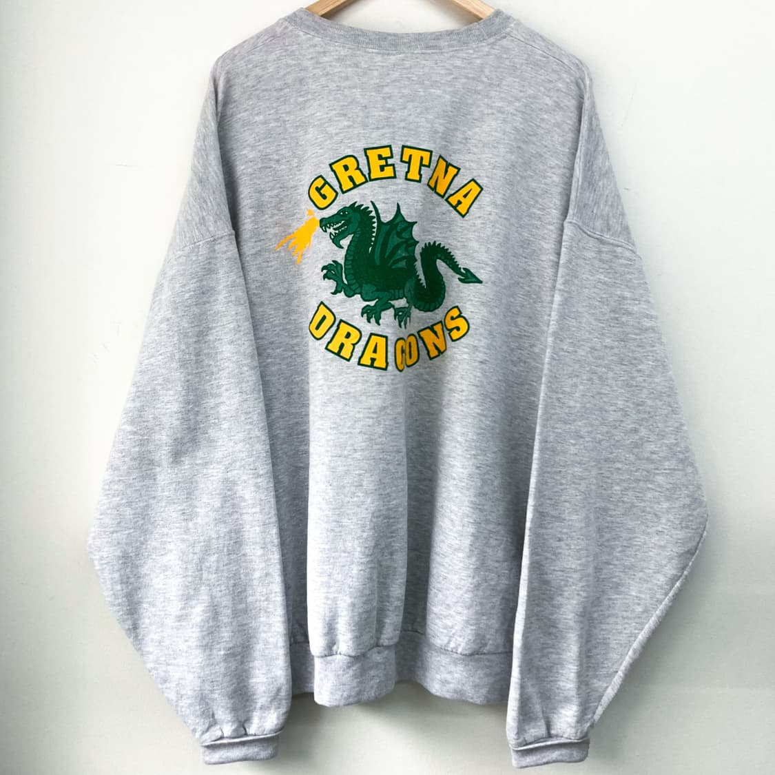 저지스90s U.S.A그레트나드래곤멜란지그레이스웻셔츠 상품이미지6