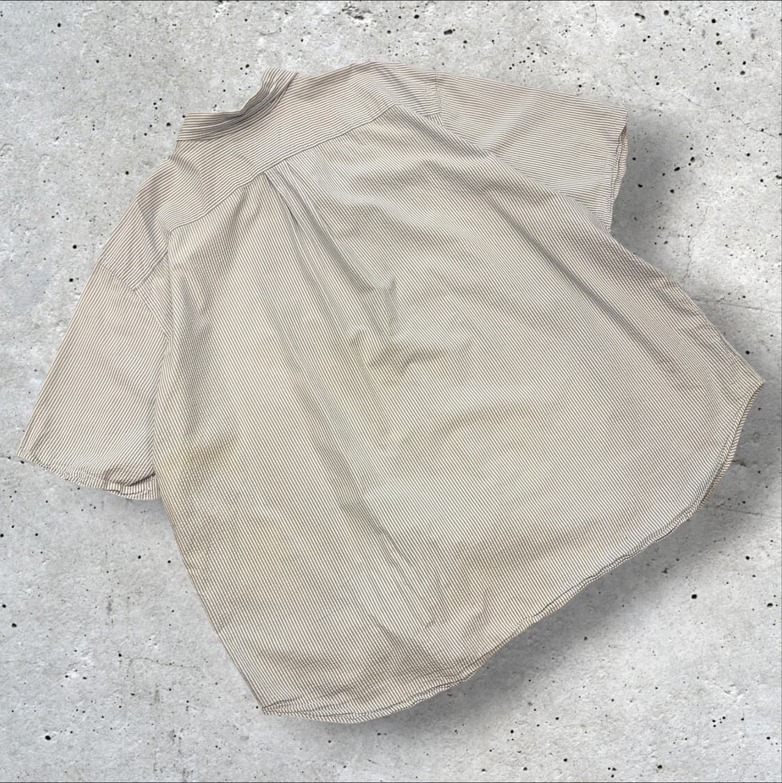 [4XB] 폴로 랄프로렌 시어서커 빅사이즈 스트라이프 반팔 셔츠 D438 상품이미지2