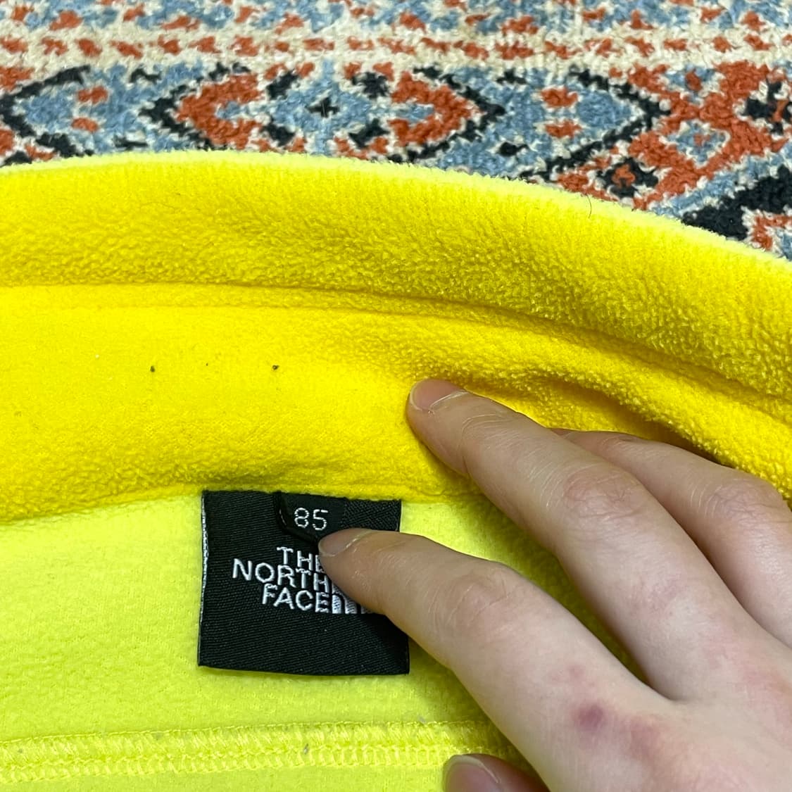 노스페이스 옐로우 플리스 집업 여성85 상품이미지4