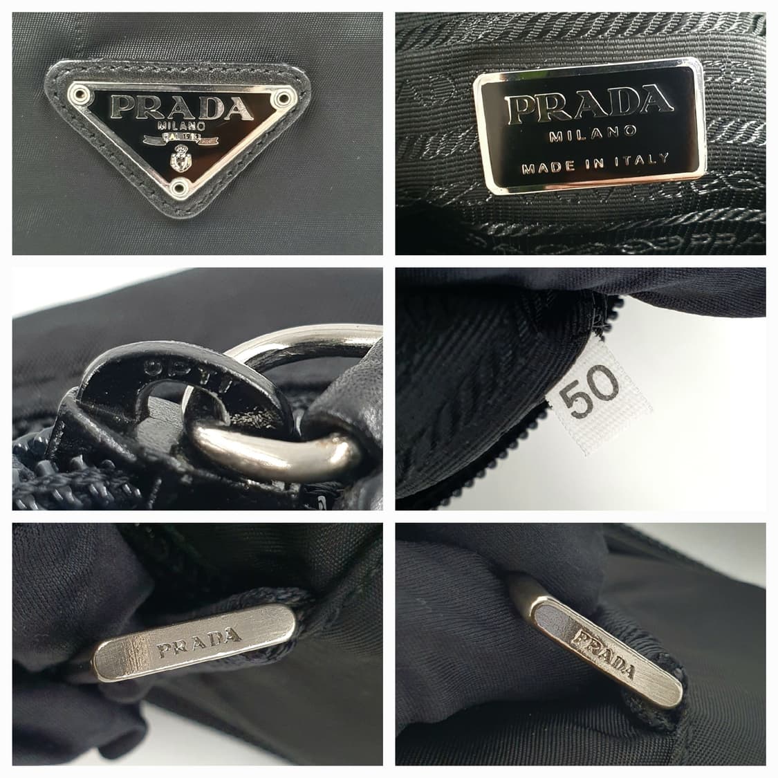 프라다 2way 블랙 보스턴백 러기지백 골프 여행가방 상품이미지5