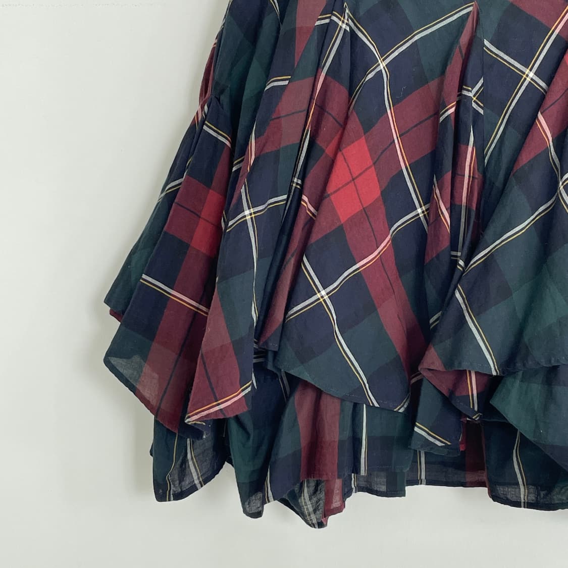 버버리 비대칭 체크 미니 스커트 y2k 상품이미지4