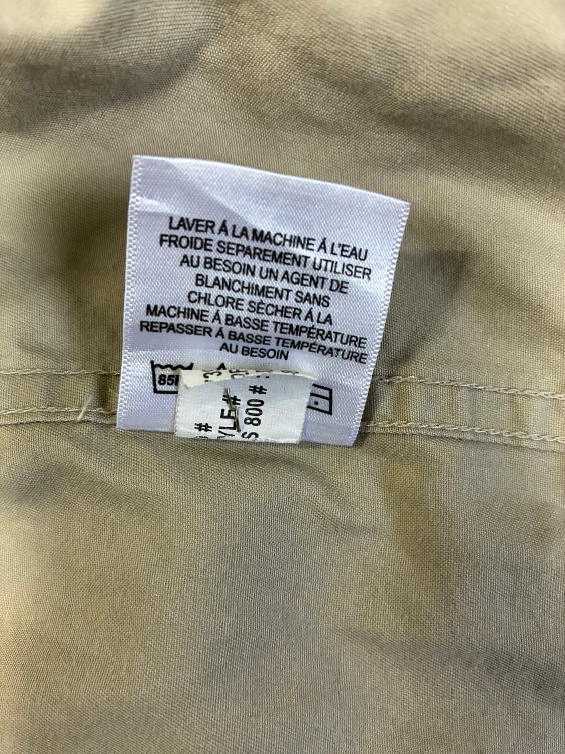 칼하트 아이보리 셔츠 XL 상품이미지8