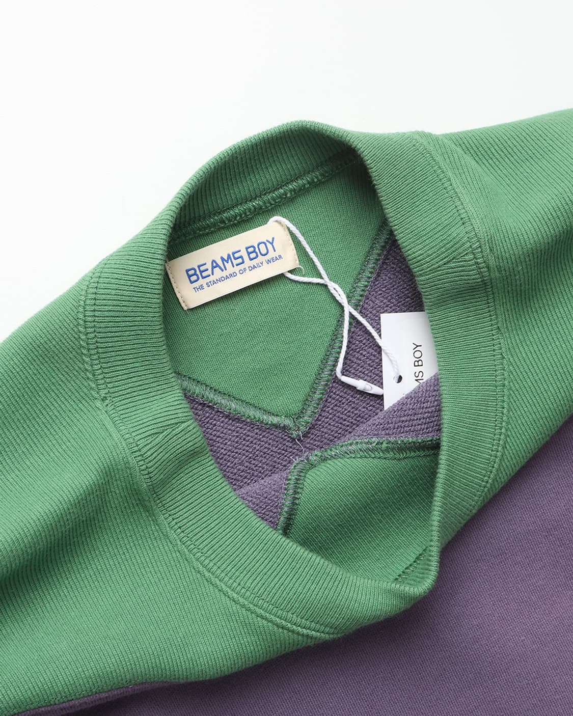 빔즈보이 BEAMS BOY 2 Tone Crew Sweat 상품이미지8