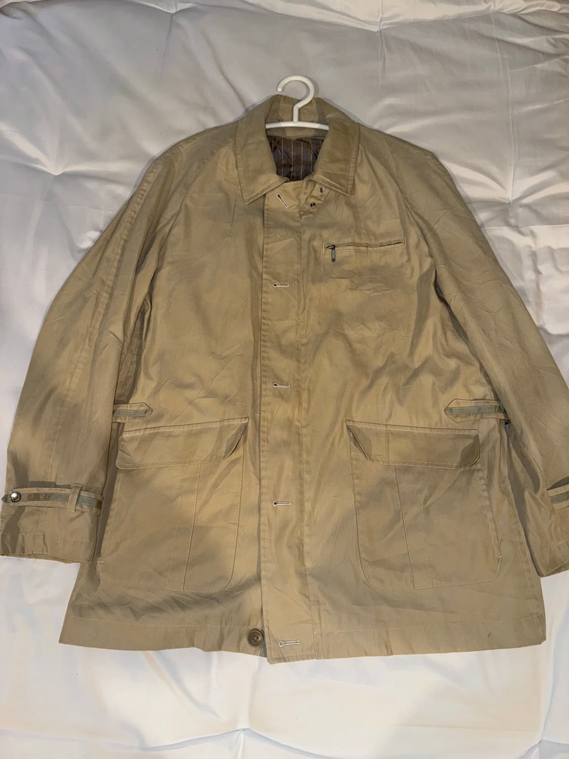 일본 빈티지 미니멀 퀼팅 안감 코트/재킷 상품이미지1