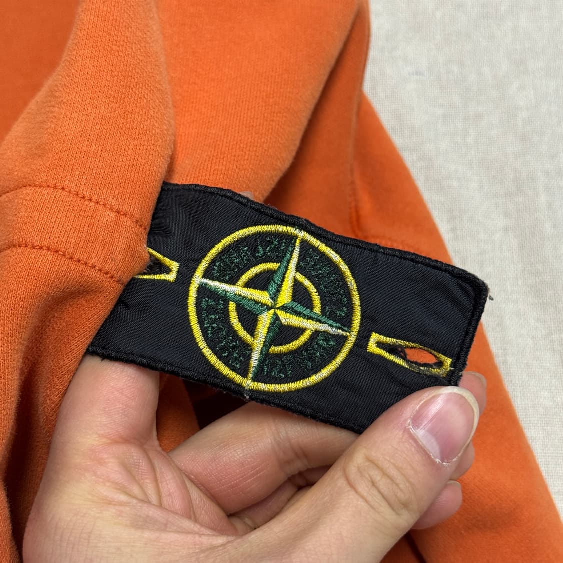 스톤아일랜드 오렌지브라운 절개 스웻 맨투맨 XXL 상품이미지9