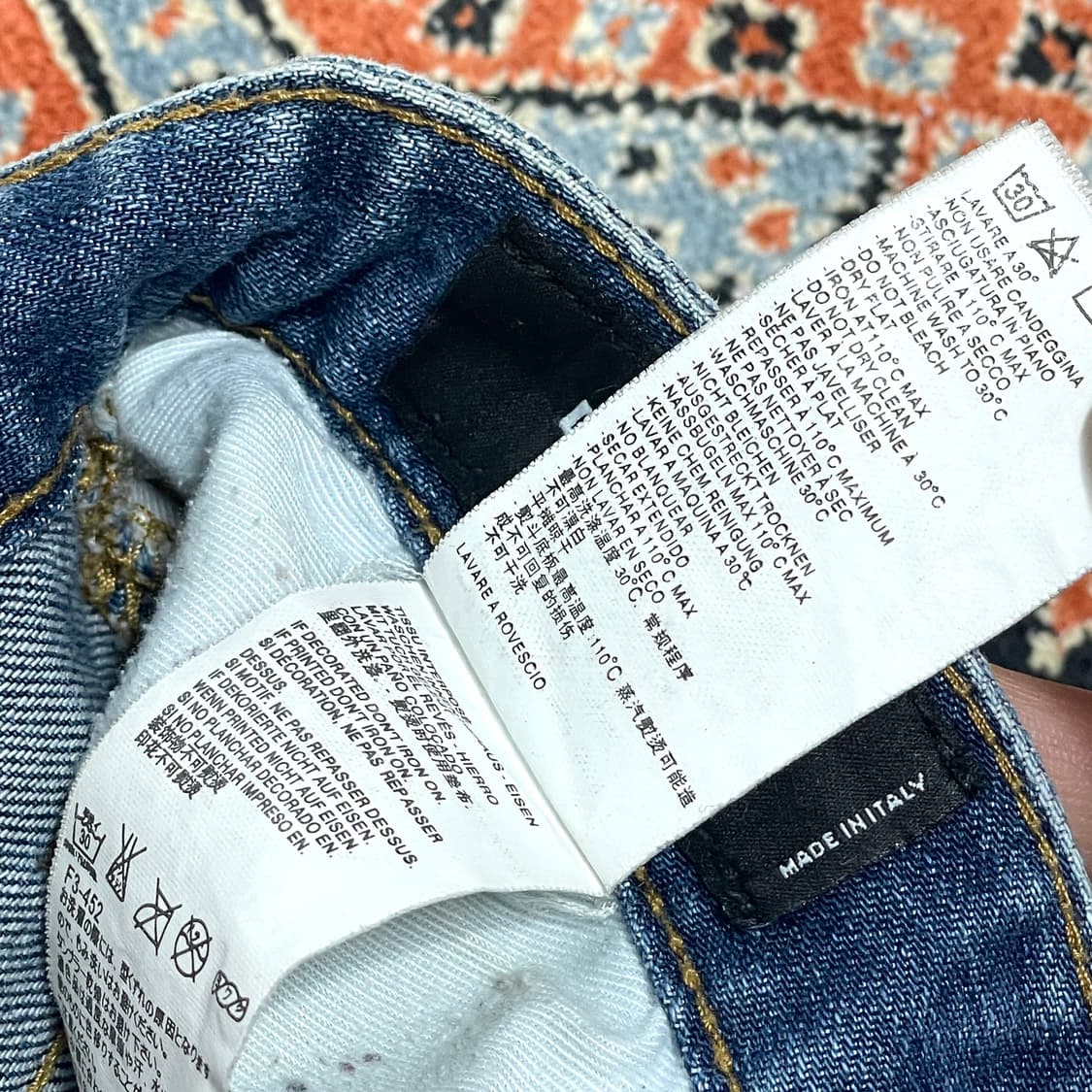 디스퀘어드2 중청 데님팬츠 청바지 남성50 상품이미지7